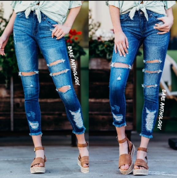 KanCan Denim - LAST PAIR❗DISTRESSED DENIM JEAN'S